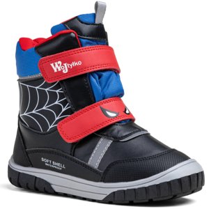 Chlapčenské vysoké zimné topánky WOJTYLKO-Germoe black