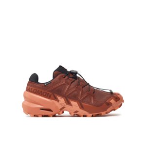 Dámska bežecká trailová obuv SALOMON-Speedcross 6 GTX W rum raisin/barn red/canyon clay