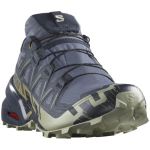 Pánska bežecká trailová obuv SALOMON-Speedcross 6 GTX M grisaille/carbon/tea