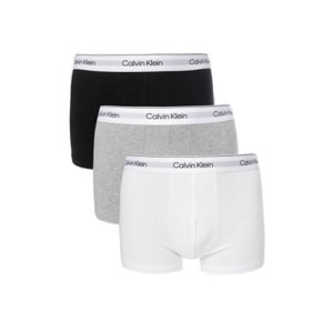 Pánske boxerky CALVIN KLEIN-3 PACK-TRUNK-BLACK, GREY HEATHER, WHITE