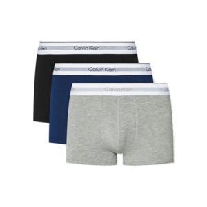 Pánske boxerky CALVIN KLEIN-3 PACK-TRUNK-BLACK, NEW NAVY, GREY HEATHER