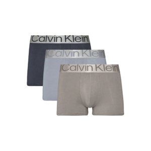 Pánske boxerky CALVIN KLEIN-3 PACK-TRUNK-HEMISPHERE BL, TROPOSPHERE, CONVOY