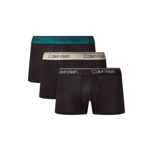Pánske boxerky CALVIN KLEIN-3 PACK-LOW RISE TRUNK-B- BLACK, ASH, MEDITERRANEA WBS