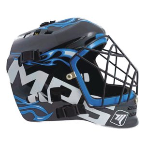 Florbalová maska MPS-PRO FLAME - Black/Blue