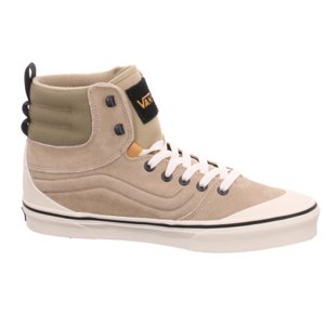 Pánska vychádzková obuv VANS-MN Ashwood HI (Suede/Canvas) khaki/marsmallow