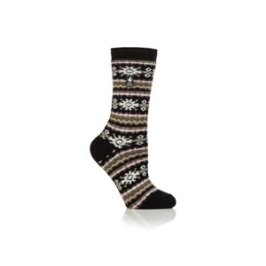 Dámske ponožky HEAT HOLDERS-1 PACK-WOMEN LITE NORDIC-BLACK