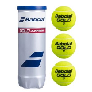Tenisové loptičky 3ks BABOLAT-GOLD CHAMPIONSHIP X3