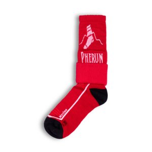 Turistické ponožky PHERUN-Merino Phe.run RED 39-42