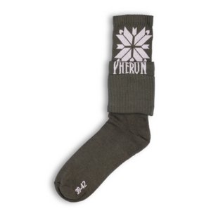 Turistické ponožky PHERUN-Forest Green Retro 39-42