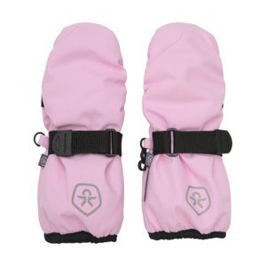 Dievčenské lyžiarske rukavice palčiaky COLOR KIDS-Mittens - Waterproof-4213-Bonbon