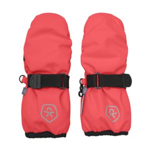 Dievčenské lyžiarske rukavice palčiaky COLOR KIDS-Mittens - Waterproof-5380-Diva Pink
