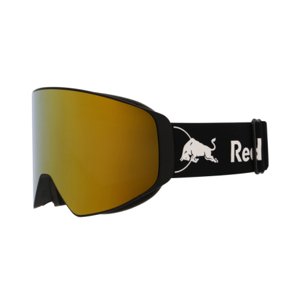 Lyžiarske okuliare RED BULL SPECT-JAMM-09YE2, black/smoke with yellow mirror