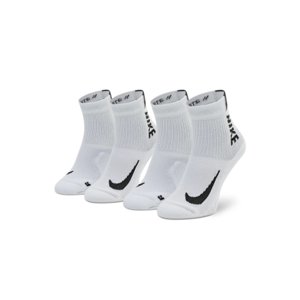 Ponožky NIKE-2 PACK-NK MLTPLIER ANKLE-White
