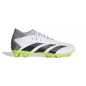 Pánske futbalové kopačky outdoorové ADIDAS-Predator Accuracy.3 M FG cloud white/core black/lucid lemon