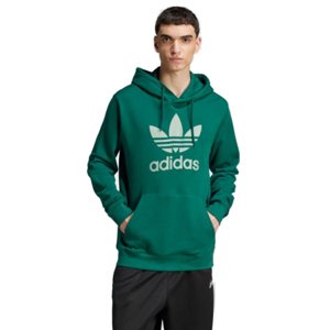 Pánska mikina s kapucňou ADIDAS ORIGINALS-TREFOIL HOODY-CGREEN