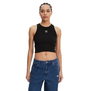 Dámske tielko ADIDAS ORIGINALS-ESS RIB TANK-BLACK