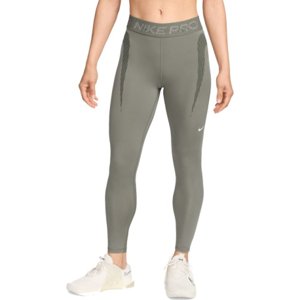 Dámske legíny NIKE PRO-W NP DF MR 7/8 TIGHT TT GRX-320-Khaki