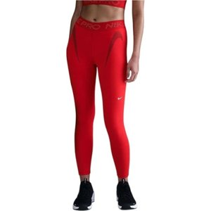 Dámske legíny NIKE PRO-W NP DF MR 7/8 TIGHT TT GRX-657-Red