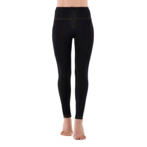 Dámske jeggings nohavice FREDDY-WR.UP® skinny high waist push up jeggings in organic fabric-Black