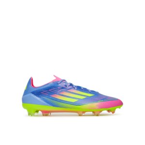 Pánske futbalové kopačky outdoorové ADIDAS-F50 Pro M FG blue fusion/lucid lemon/lucid pink