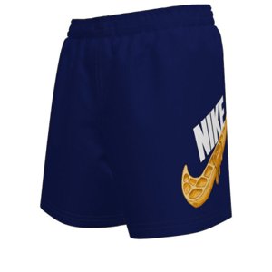 Chlapčenské plavky NIKE SWIM-WAFFLE SWOOSH 4 inch MIDNIGHT-MIDNIGHT NAVY