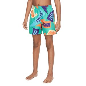 Chlapčenské plavky NIKE SWIM-TOSSED FLAGS 4 inch STADIUM GR-STADIUM GREEN