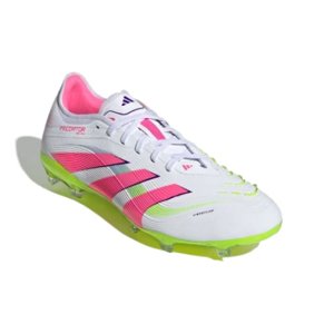 Pánske futbalové kopačky outdoorové ADIDAS-Predator Pro M FG cloud white/lucid pink/lucid lemon