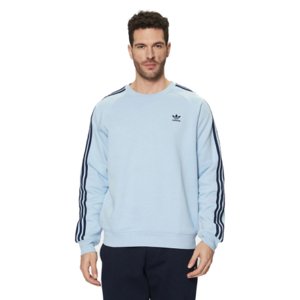 Pánska mikina ADIDAS ORIGINALS-3-STRIPES CREW-JN7026-Blue
