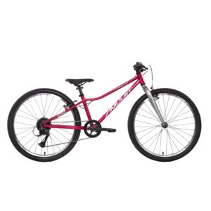 Dievčenský horský bicykel AMULET-24 Tomcat SH SMU, raspberry/silver