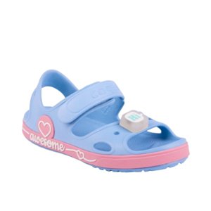 Dievčenské sandále COQUI-Yogi + Amulet K light elemental blue/fondant pink