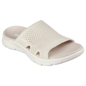 Dámske šlapky (plážová obuv) SKECHERS-Go Walk Flex Sandal Elation W natural