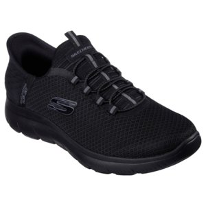 Pánska rekreačná obuv SKECHERS-Summits High Range Slip-Ins M black/black