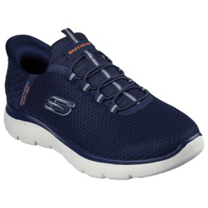 Pánska rekreačná obuv SKECHERS-Summits High Range Slip-Ins M navy/white