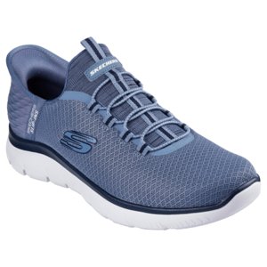 Pánska rekreačná obuv SKECHERS-Summits High Range Slip-Ins M slate/white