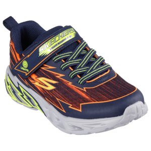 Chlapčenská rekreačná obuv SKECHERS-S Lights Light Storm 2.0 K navy/orange