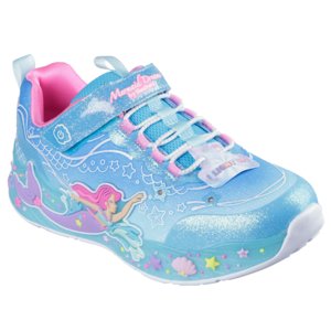 Dievčenská rekreačná obuv SKECHERS-S Lights Mermaid Dreams K blue