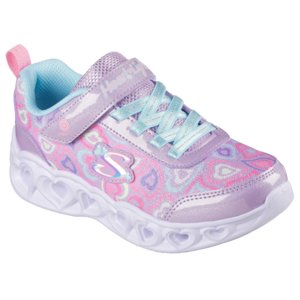 Dievčenská rekreačná obuv SKECHERS-Heart Lights Boogie Love K lavender