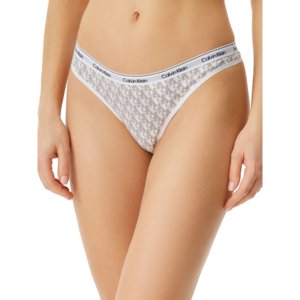 Dámske nohavičky CALVIN KLEIN-THONG-PLUSH MONOGRAM