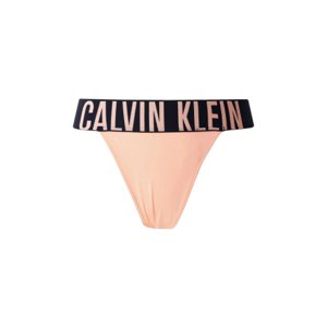 Dámske nohavičky CALVIN KLEIN-HIGH LEG THONG-Papaya Punch