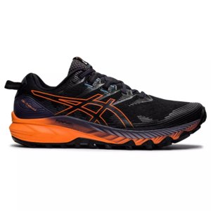 Pánska bežecká trailová obuv ASICS-Gel Trabuco 10 black/shocking orange