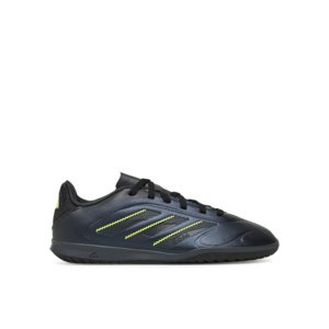 Chlapčenské futbalové kopačky halové ADIDAS-Copa Pure III Club K IN core black/dgh solid grey/lucid lemon