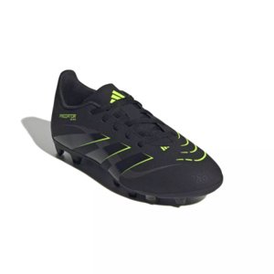 Chlapčenské futbalové kopačky outdoorové ADIDAS-Predator Club Jr FG/MG core black/carbon/lucid lemon