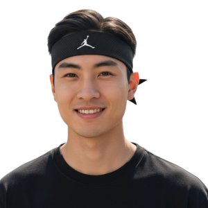 Čelenka NIKE-JORDAN PS ADJ HEADBAND BK/WH