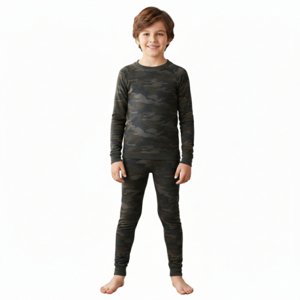 Chlapčenské termoprádlo vrchný a spodný diel 4F JUNIOR-SEAMLESS UNDERWEAR M249-4FJWAW25USEAM249-90A-MULTICOLOUR ALLOVER