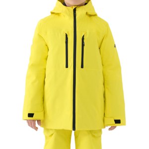 Chlapčenská lyžiarska bunda 4F JUNIOR-TECHNICAL JACKET M0828-4FJWAW25TTJAM0828-71S-YELLOW