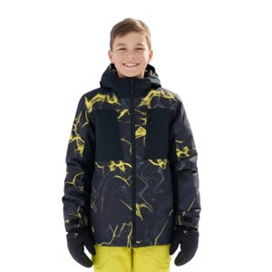 Chlapčenská lyžiarska bunda 4F JUNIOR-TECHNICAL JACKET M0830-4FJWAW25TTJAM0830-90A-MULTICOLOUR ALLOVER