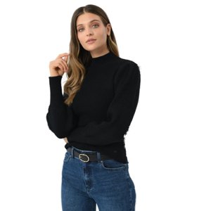 Dámsky sveter VOLCANO-S-MOKA-700-BLACK