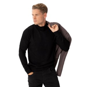 Pánsky sveter VOLCANO-S-BAZ-700-BLACK