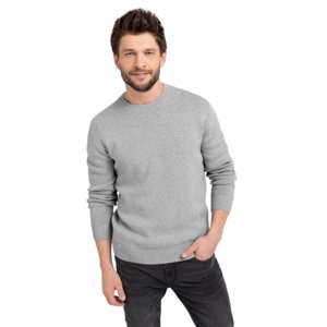 Pánsky sveter VOLCANO-S-TODD-702M-GREY MEL