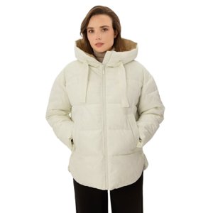 Dámska bunda VOLCANO-J-LAVEO-101-CREAM